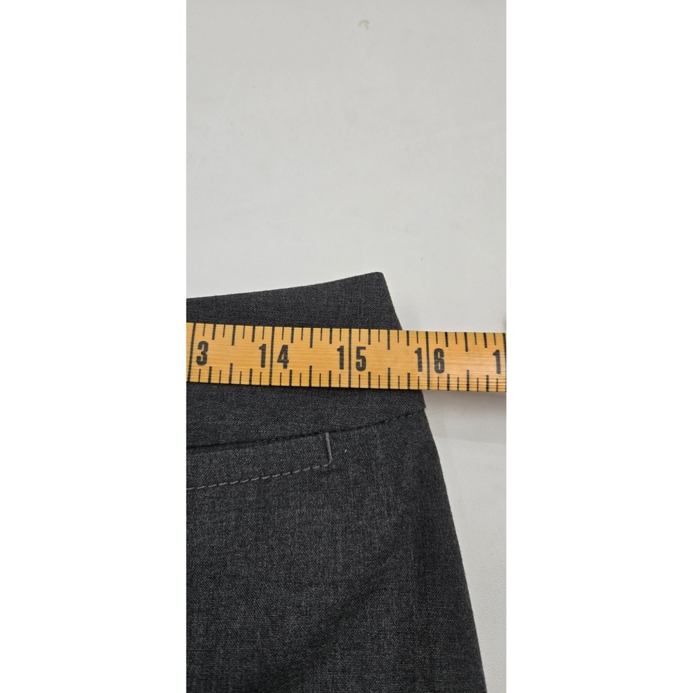 Liz Claiborne Women's Dress Pants Size 6 Audra Gray Straight Mid Rise - Picture 10 of 14